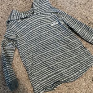 Volcom Boys 2T Striped Gray Hoodie